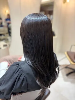 ロング カラー 菅原 渚のヘアスタイル