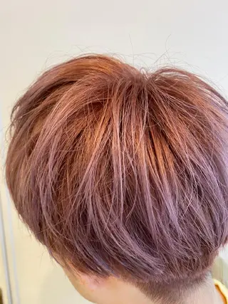 カラー メンズ RIKA韓国ヘア/く びれヘア/上品カラーのヘアスタイル