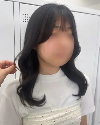 ミディアム ヘアアレンジ 李奈🌼レイヤー/ 透明感カラーブリーチのヘアスタイル