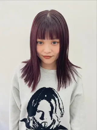 ミディアム カラー パーマ ヘアアレンジ メンズ tatsumi/ボブ ウルフ/レイヤーのヘアスタイル