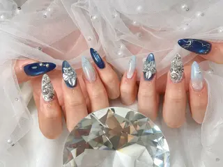 ネイル bijou nails 蓮のネイルデザイン