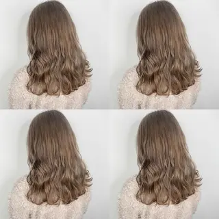 セミロング カラー 袴田 伊代のヘアスタイル