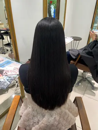 ロング 韓国風・透明感・艶髪 🩵Hanaka◝✩のヘアスタイル