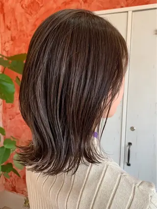 ミディアム カラー 🩶透明感･艶カラー 🩶ひいな🩶のヘアスタイル