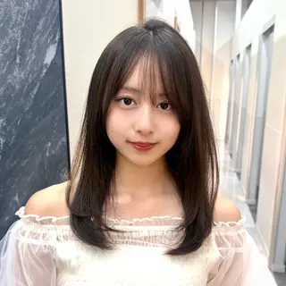 ミディアム ️🫧レイヤーカット /れいか️️🫧のヘアスタイル