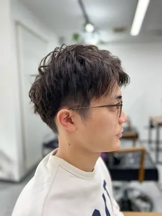 メンズ THE PARK キシオカのヘアスタイル