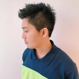 ショート メンズ 中川 竜誠のヘアスタイル