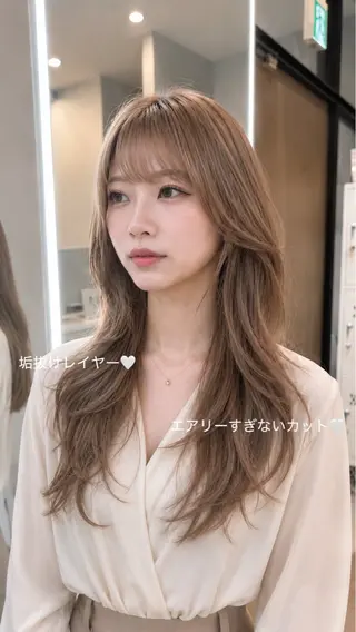 ロング カラー 💎レイヤー/韓国 💎石戸谷のヘアスタイル