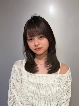 ミディアム 髪質改善×透明感× 艶髪🥀HIYORIのヘアスタイル