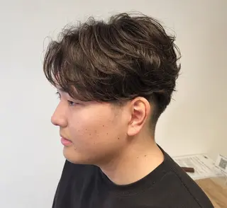 ショート パーマ メンズ 【イケメン風パーマ】 SHOFYのヘアスタイル