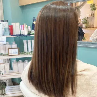 ロング カラー 谷川 穂のヘアスタイル