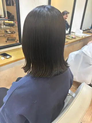 ミディアム 韓国ヘアー🇰🇷 MIWAのヘアスタイル