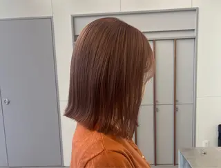 ミディアム カラー 髪質改善カラー/ボブ 🌻Mutsumiのヘアスタイル