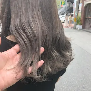ミディアム カラー パーマ ヘアアレンジ メンズ キッズ ネイル マツエク・マツパ 艶髪育成サロン 京橋 shinのヘアスタイル