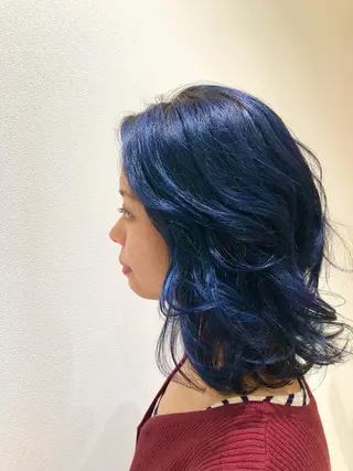 ミディアム カラー ✨ケア×デザイン🎨 杉本賢人のヘアスタイル