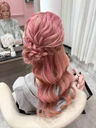 ヘアアレンジ lien eriiのヘアスタイル