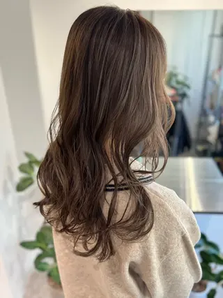 ロング カラー 夜23時まで予約🉑 reverieあきらのヘアスタイル