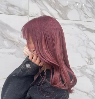 カラー 💗miyu🫧 ナチュラル可愛い💓のヘアスタイル