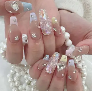 ネイル Lee Nails チップ長さだし専門店のネイルデザイン