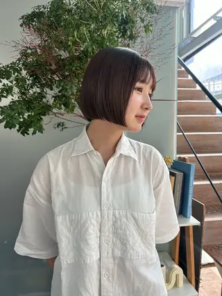 ショート かがやしづ ⭐️カラーモデルのヘアスタイル