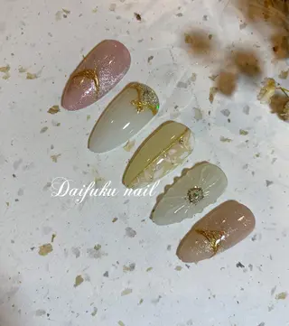 ロング Daifuku nailsのネイルデザイン