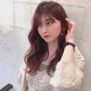 セミロング 太田 斗志のヘアスタイル