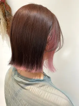 ミディアム カラー サワタ ミサのヘアスタイル