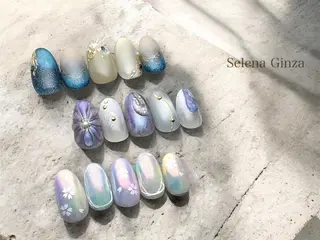 ネイル セレナ銀座 Nagahashiのネイルデザイン