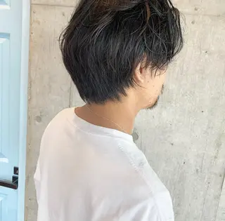 ショート カラー メンズ Aloa透明感ヘア ♡kanami♡のヘアスタイル