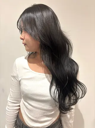 セミロング カラー レイヤーカット🎀× 韓国風🇰🇷正源のヘアスタイル