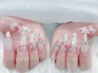 ネイル MoMoA Nail ネイル長さ出し専門店のネイルデザイン