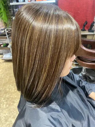 カラー 🍒Inagaki ヘッドスパ☁️のヘアスタイル