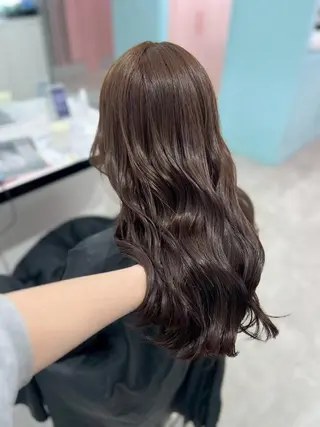 カラー ロング 髪質改善×艶髪カラー 🫧銀座のヘアスタイル