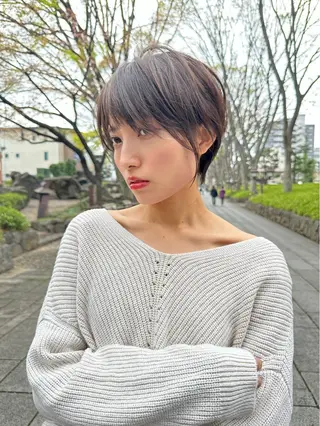 ショート 縮毛矯正/レイヤー taiga🧡のヘアスタイル