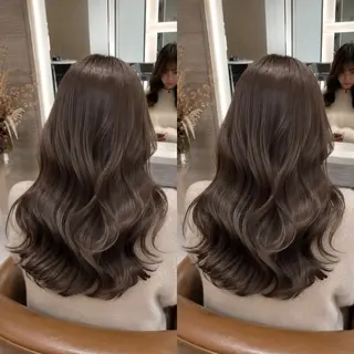 ロング レイヤー/髪質改善 /透明感カラーユウトのヘアスタイル