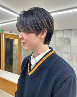 ショート パーマ /レイヤー 榛地渉馬 /矢場町のヘアスタイル