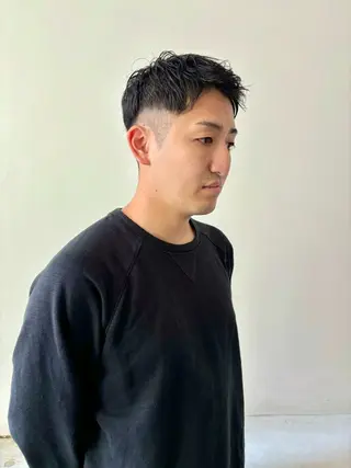 ショート メンズ men's/perm colorDaijuのヘアスタイル