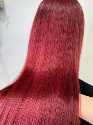ロング カラー ヘアアレンジ TSUNA 🌙 Lim 五反田のマツエク・マツパデザイン