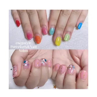 ショート ネイル 🐾enen style 🐾のネイルデザイン