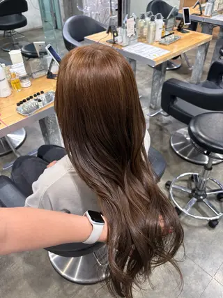 ロング カラー ハイトーン 横浜💞ミオのヘアスタイル