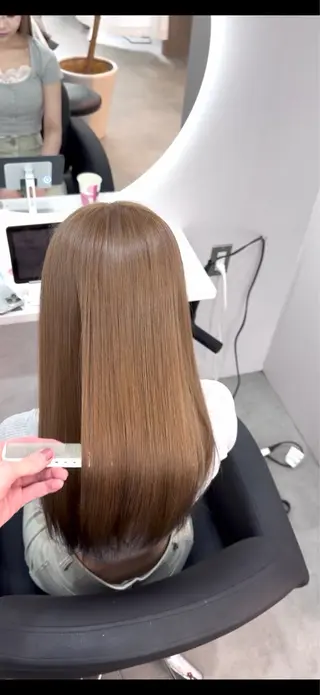 ロング カラー 髪質改善×縮毛矯正 taichi副店長のヘアスタイル