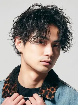 パーマ メンズ 神田 絢飛のヘアスタイル