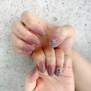 セミロング カラー パーマ ヘアアレンジ メンズ キッズ ネイル マツエク・マツパ Salon Ｋのネイルデザイン