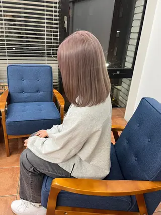 カラー 中山 ちかのヘアスタイル