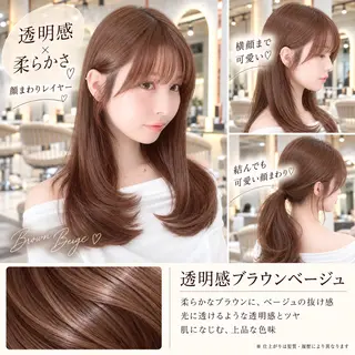 セミロング 失敗しないレイヤー/ 顔まわり☀️しゅうとのヘアスタイル