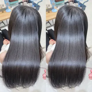 ロング 髪質改善✨艶髪カラー 縮毛矯正✨有田仁志のヘアスタイル
