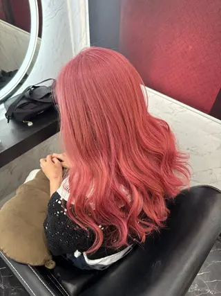 ロング カラー はやと【エクステ ×ブリーチ特化】のヘアスタイル