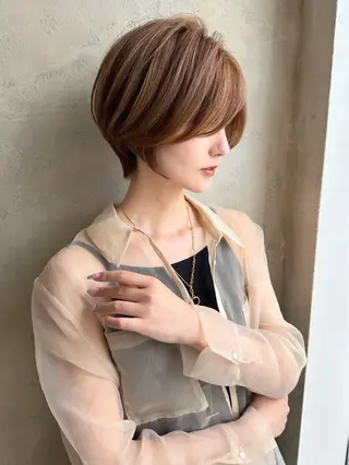 ショート カラー ショート、ボブの神✨ 峯朋也✂︎✨のヘアスタイル