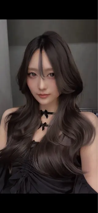 ロング カラー 顔周りカット特化/ リピNo.1/はるとのヘアスタイル