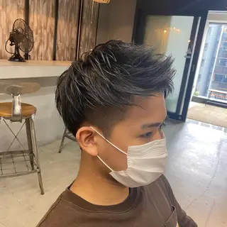 ショート カラー パーマ ヘアアレンジ メンズ 🤍透明感カラー🤍 Ryujiのヘアスタイル